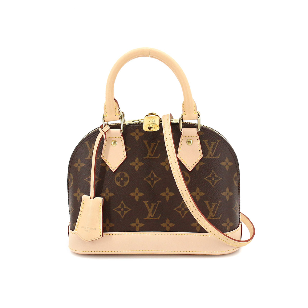 Louis Vuitton Monogram Alma BB Shoulder Bag Brown